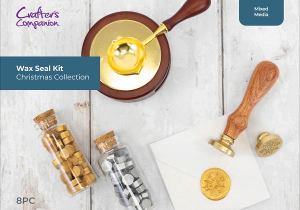 Crafters Companion - Siegelwachs "Christmas Collection" Wax Seal Kit