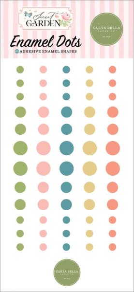 Carta Bella -"Secret Garden" Enamel Dots 60 Stk. 