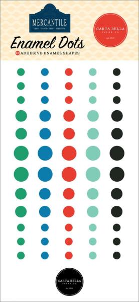 Carta Bella -"Mercantile" Enamel Dots 60 Stk. 