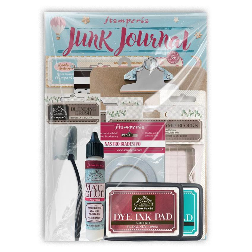 Stamperia - Junk Journal and Colouring Kit "Candy Christmas"