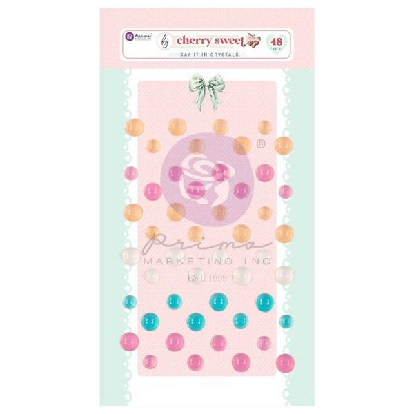 Prima Marketing - Strasssteine "Cherry Sweet" Say It In Crystals 48 Stück