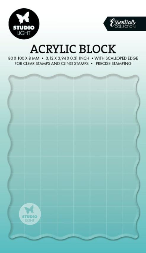 Studio Light - Acrylblock - Acrylic Stamping Block 8x10cm