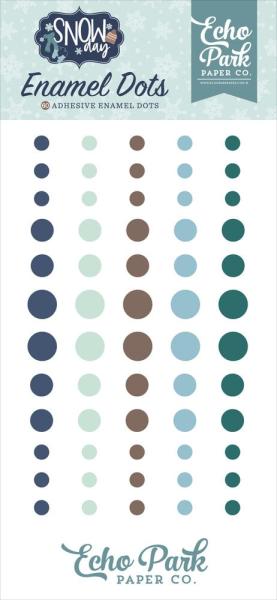 Echo Park - Enamel Dots "Snow Day " 60 Stück