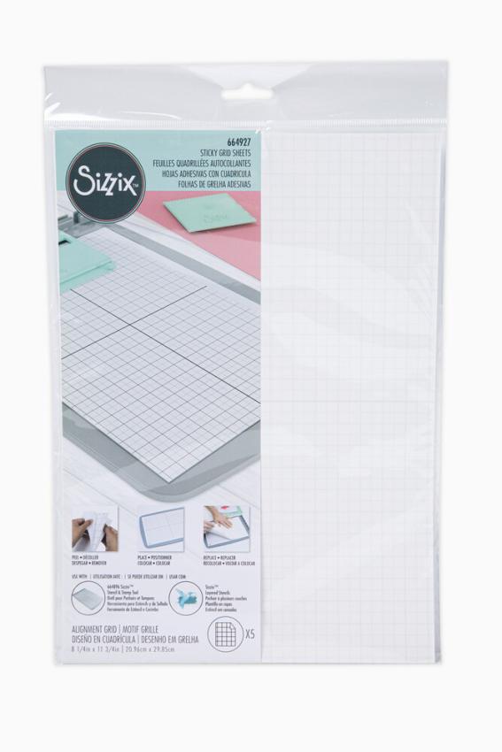 Sizzix - Sticky Grid Sheets 21x29,5cm