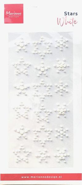 Marianne Design - Schmucksteine "Stars White" Decorations Pearls