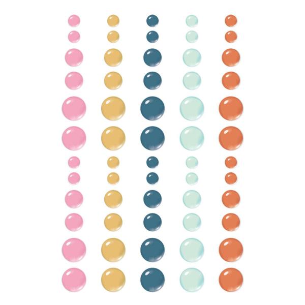 Simple Stories - Enamel Dots "Take Note" 60 Stück 