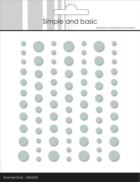 Simple and Basic - Adhesive Enamel Dots "Eucalyptus"