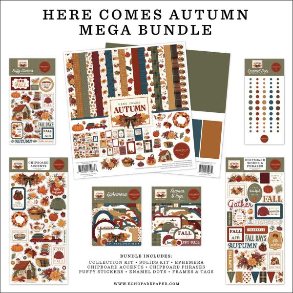 Carta Bella - Mega Bundle "Here Comes Autumn" Komplettpaket 