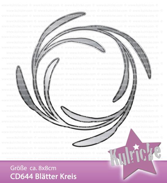 "Blätter Kreis" Stanze - Craft Die
