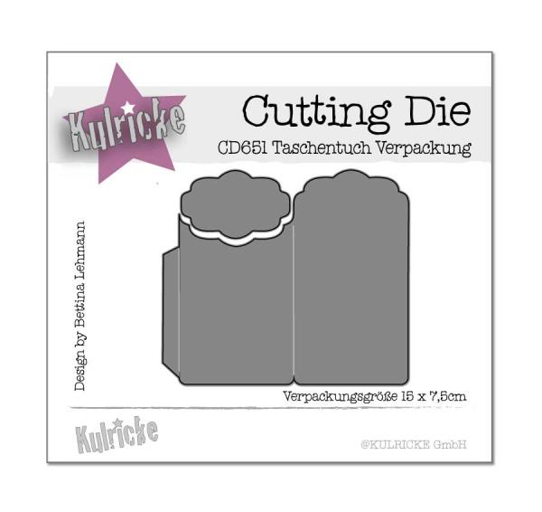 "Taschentuch Verpackung" Stanze - Craft Die