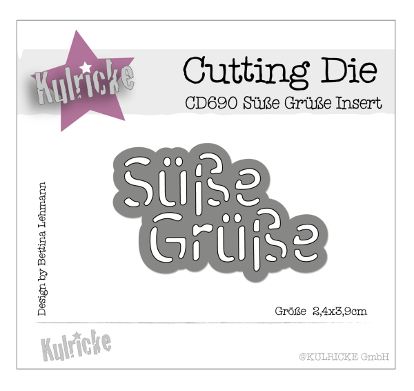 Kulricke "Süße Grüße Insert" Stanze - Craft Die