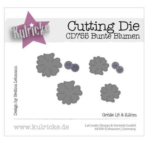 Kulricke Stanzschablone "Bunte Blumen" Craft Die