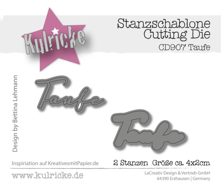 Kulricke Stanzschablone "Taufe" Craft Die