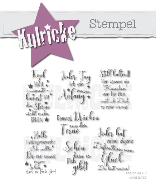 Kulricke Stempelset "Freunde 4" Clear Stamp