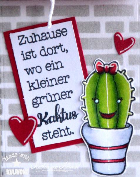Kulricke Stempelset "Kaktus " Clear Stamp