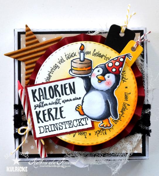 Kulricke Stempelset "Geburtstagswünsche" Clear Stamp
