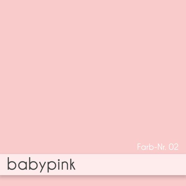Faltkarte 15x15cm mit Briefumschlag 16x16cm in babypink