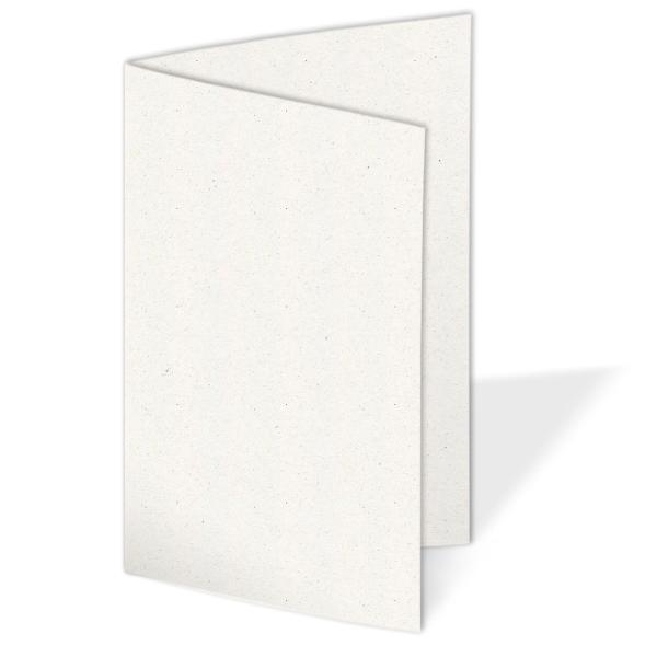Doppelkarte - Faltkarte blanko 250g/m² DIN A6 in recycling bermgras