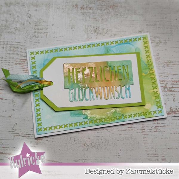 "Aufleger-Kreuzstich A6" Stanze - Craft Die