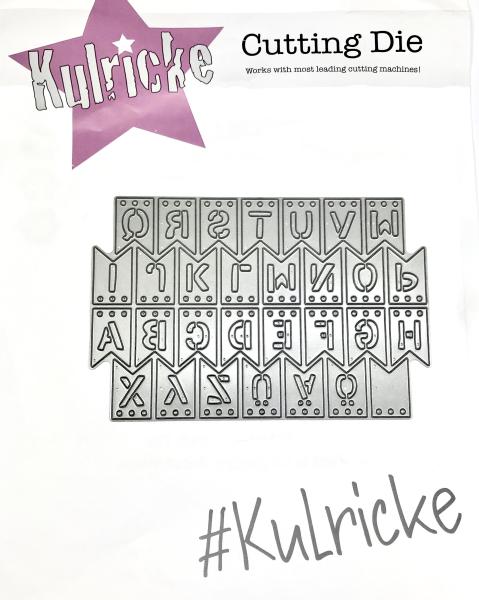 Kulricke "ABC Banner" Stanze - Craft Die