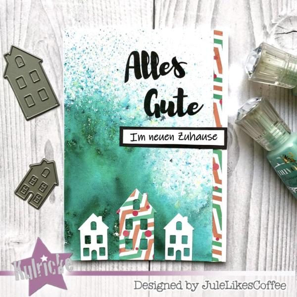 Kulricke Stempelset "Alles Liebe" Clear Stamp