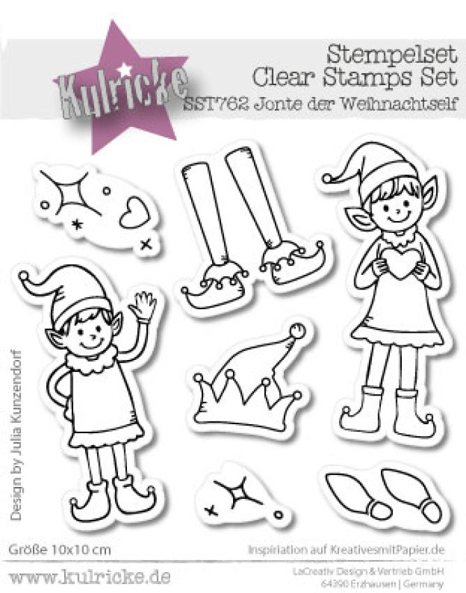Kulricke Stempel "Jonte der Weihnachtself" Clear Stamp