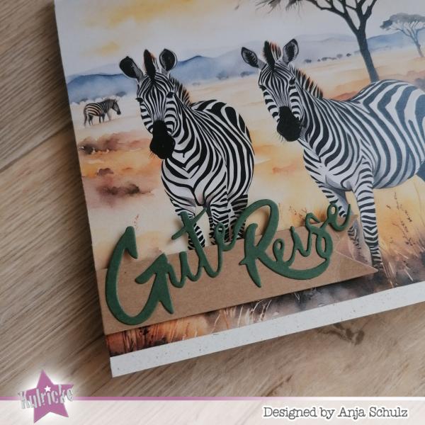 "Gute Reise" Stanze - Craft Die