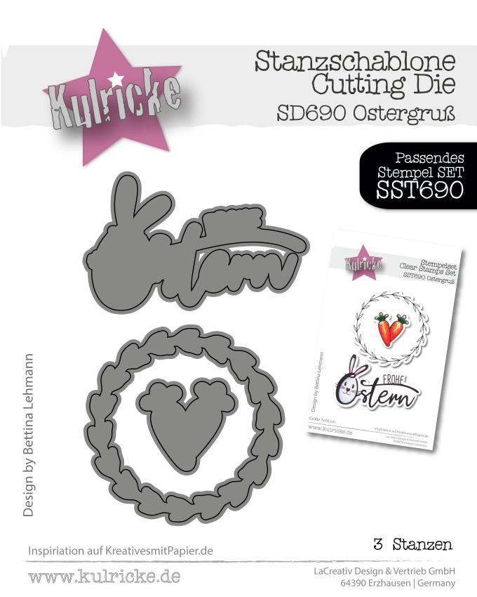 Kulricke Stanzschablone "Ostergruss" Craft Die