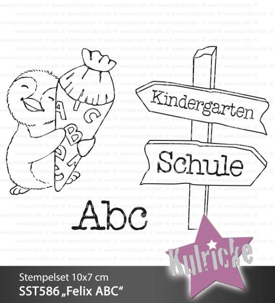 Stempelset "ABC Felix" Clear Stamp