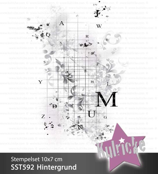Kulricke Stempelset "Hintergrund" Clear Stamp