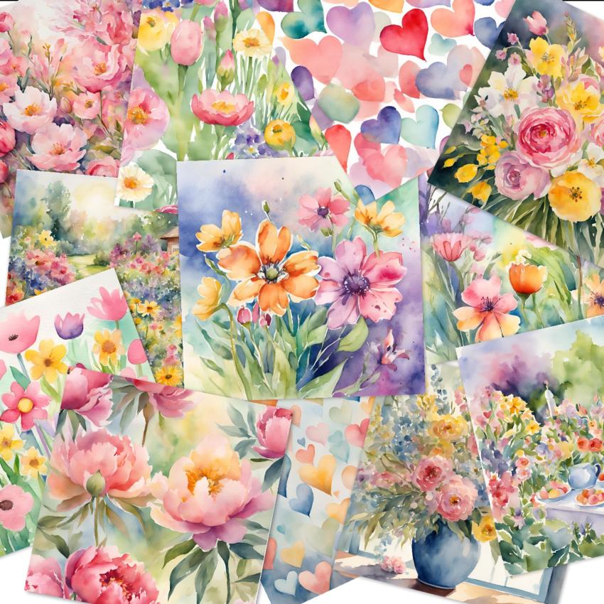 LaCreativ - Designpapier "Frühlingsgruß zum Muttertag" Paper Pack 6x6" - 24 Bogen