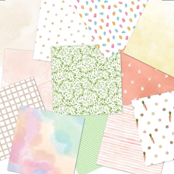 LaCreativ - Designpapier "Kleine Osterwelt" Paper Pack 6x6" - 24 Bogen