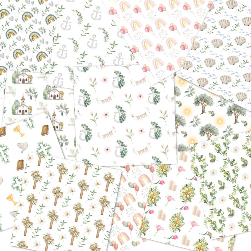 LaCreativ - Designpapier "Wundervolle Kirchenfeste" Paper Pack 6x6" - 24 Bogen