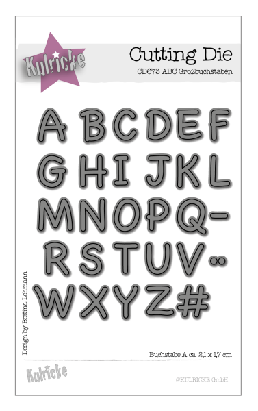 "Abc Großbuchstaben" Stanze - Craft Die