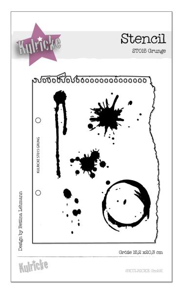 Schablonen - Stencil "Grunge"