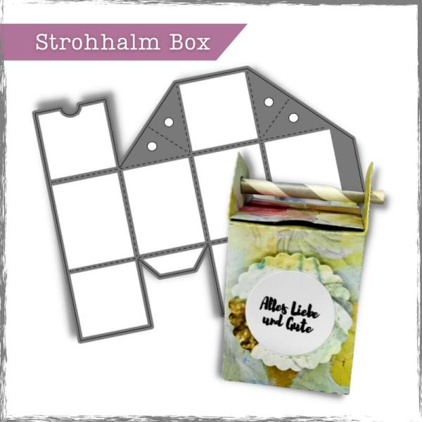Kulricke Metall Stanzschablone Craft Die "Strohhalm Box"
