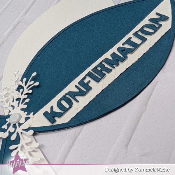 Kulricke Stanzschablone "Block Konfirmation" Craft Die