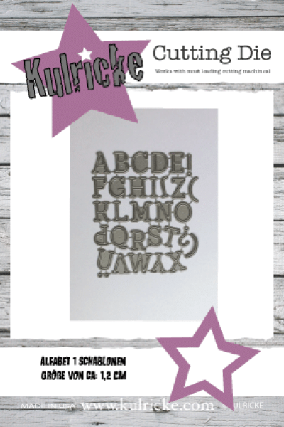 Kulricke "ABC Mini- Alphabet" Stanze - Craft Die