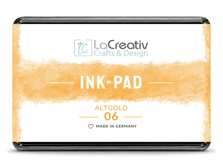 LaCreativ Ink-Pad – Stempelkissen altgold