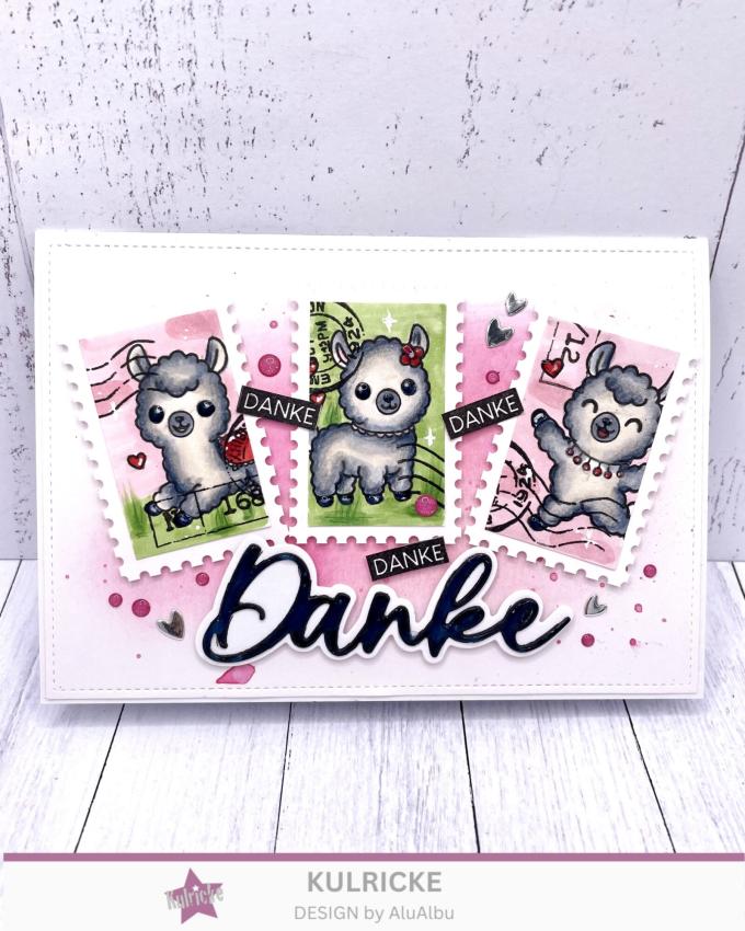 Kulricke Stempel "Lama-Minis" Clear Stamp