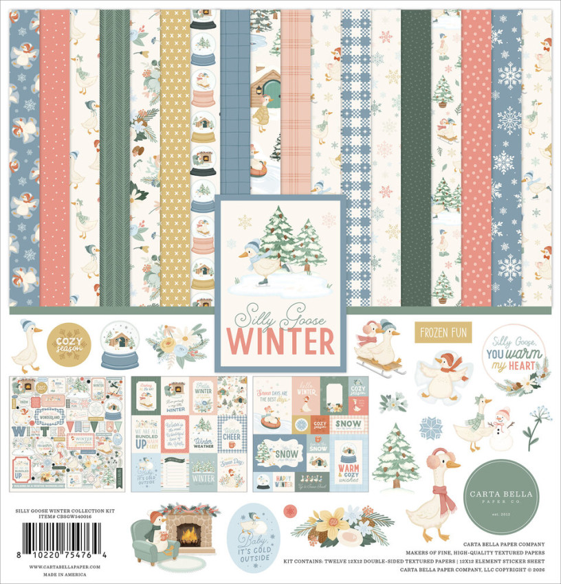Carta Bella - Mega Bundle "Silly Goose Winter" Komplettpaket