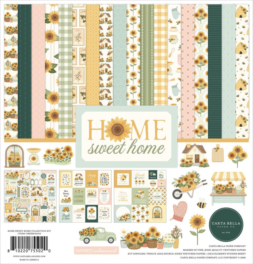 Carta Bella - Mega Bundle "Home Sweet Home" Komplettpaket