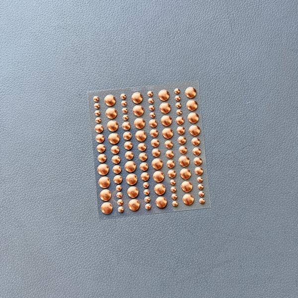Simple and Basic - Adhesive Matte Enamel Dots "Metallic Copper Matte"