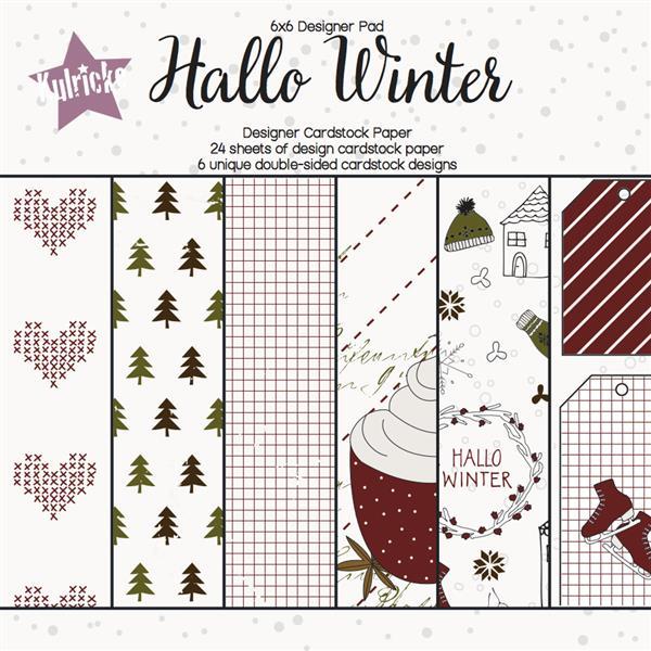 Designpapier Hallo Winter 6x6