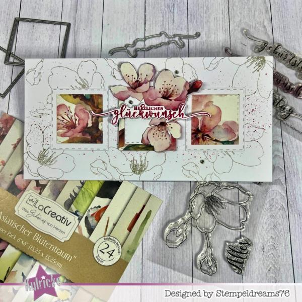 Kulricke Stempelset "Glückwünsche Geburtstag" Clear Stamp