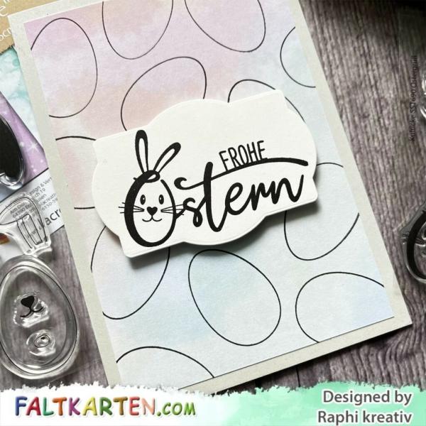 Kulricke Stempelset "Ostergruß" Clear Stamp