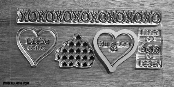 XOXO Stempel Set