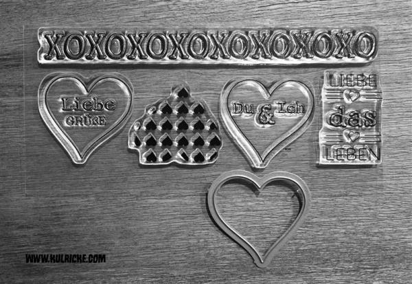 XOXO Stempel Set