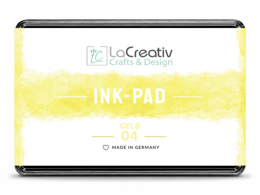 LaCreativ Ink-Pad – Stempelkissen gelb