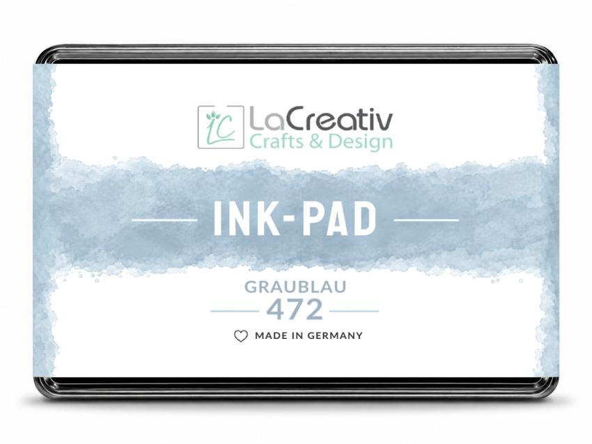 LaCreativ Ink-Pad – Stempelkissen graublau